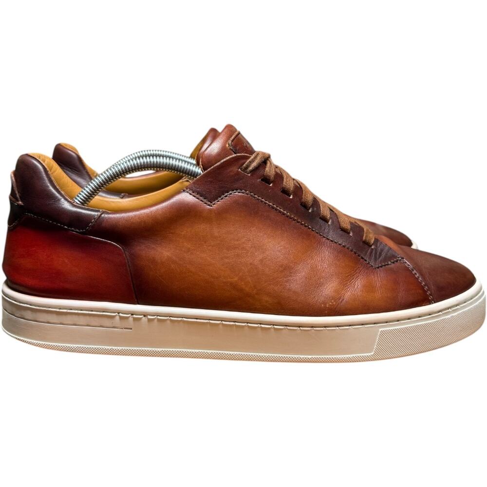 MAGNANNI Amadeo Men EU 44.5/US 11.5 Cognac Midbrown Low Top Sneaker Comfort Shoe
